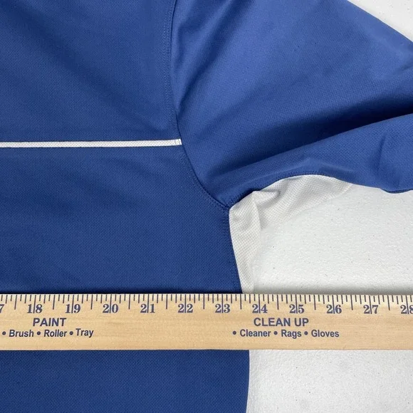 Nike Jacket Men's Size Large Nike Golf Fit Dry Blue Caddying Course Cold Weather - Picture 13 of 16
